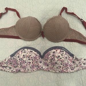 Bra, 2 - Emporio Armani and 1- Adriatico, 34B